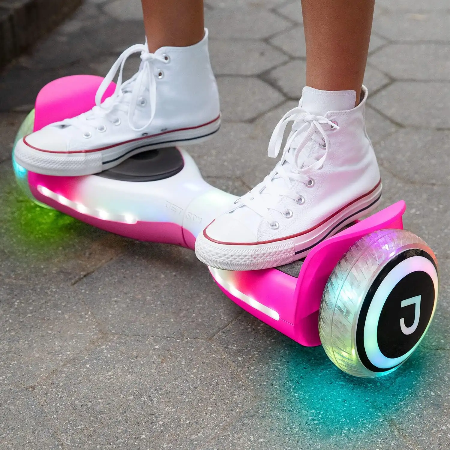 Jetson Self Balancing Hoverboard with Built in Bluetooth Speaker  Includes All Terrain Tires  LED Lights - 818oiygvg0l._ac_sl1500_